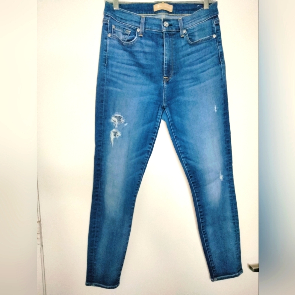 7 for All Mankind (Size 29) Luxe Vintage High Waist Ankle Skinny Jeans